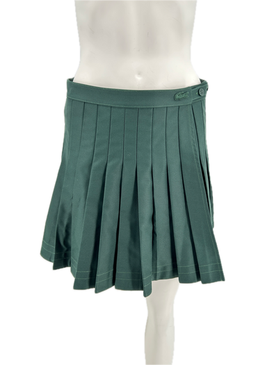 Jupe plissée verte