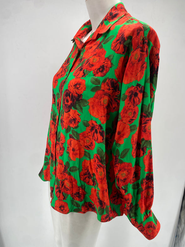 Chemise à fleurs