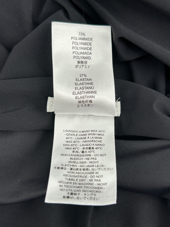 Robe plissée noire