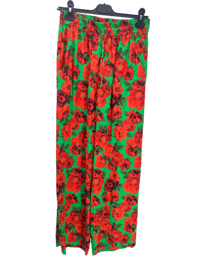 Pantalon à fleurs