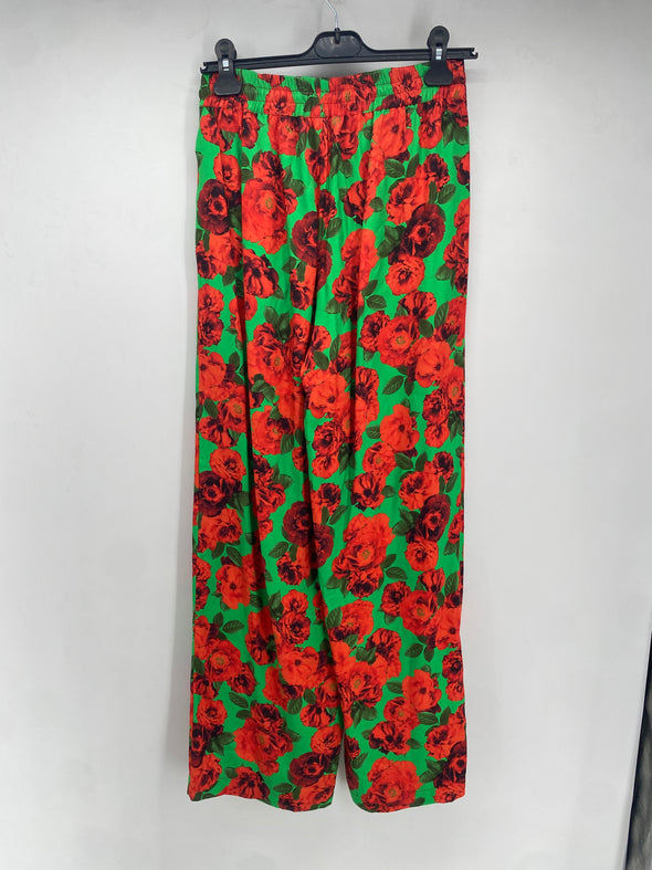 Pantalon à fleurs