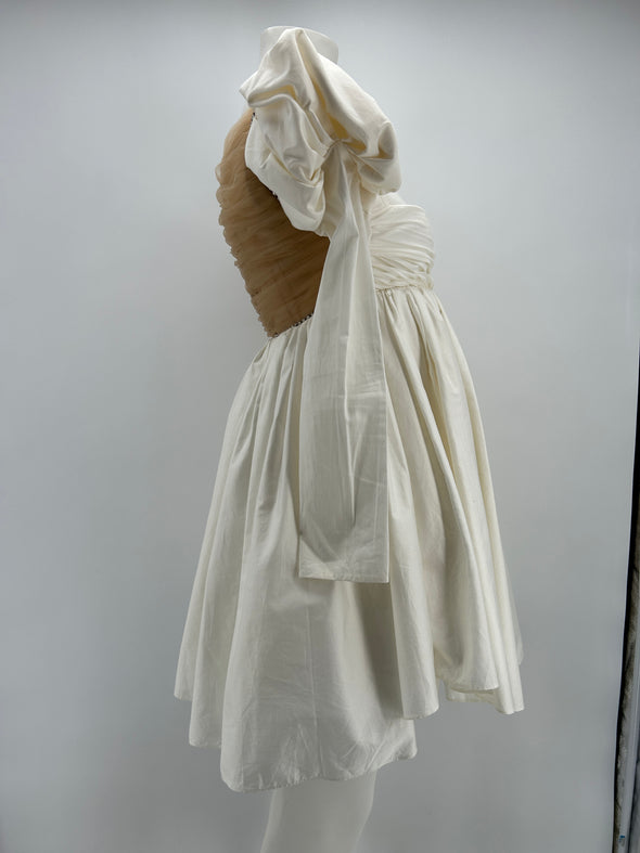 Mini robe blanche