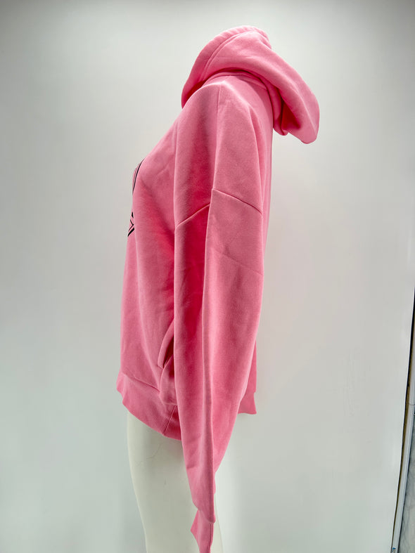 Sweat à capuche rose