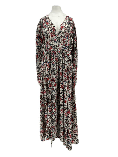 Robe imprimée en soie "Blaine"