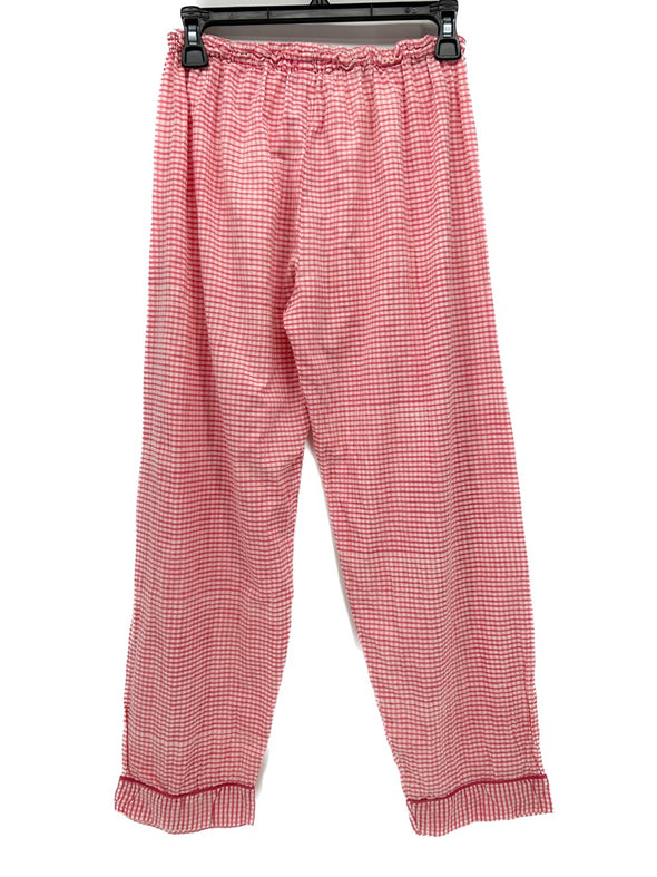 Pantalon rose vichy