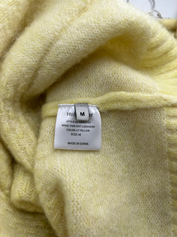 Cardigan jaune