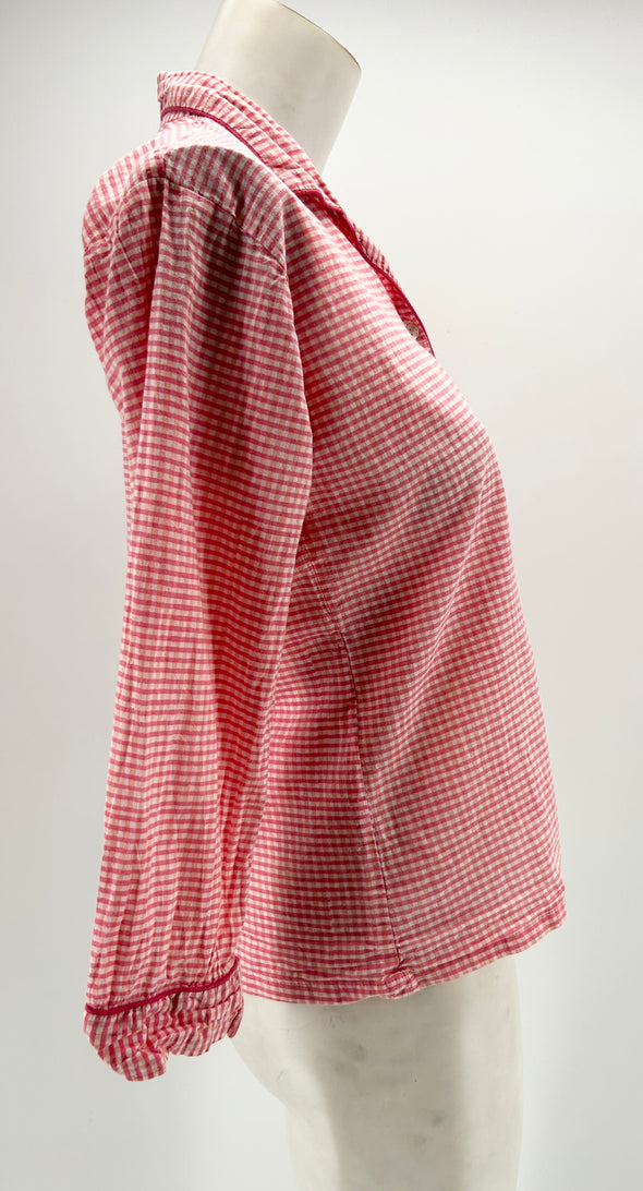 Chemise rose vichy