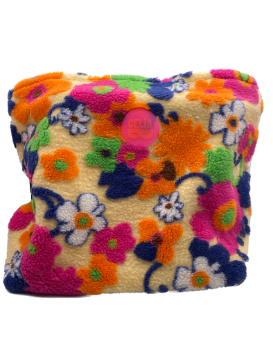 Cabas en laine multicolore
