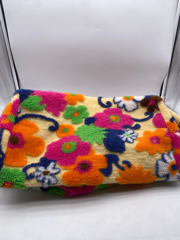 Cabas en laine multicolore