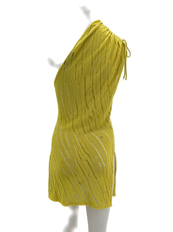 Top asymétrique jaune