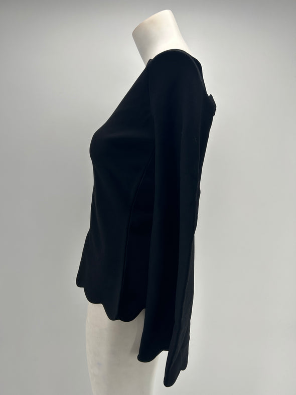 Top avec col torsadé