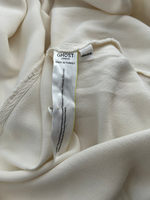 Robe satiné beige