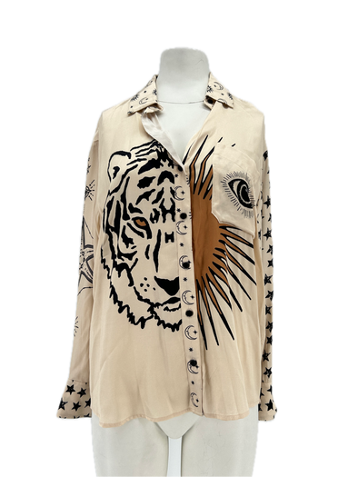 Chemise beige
