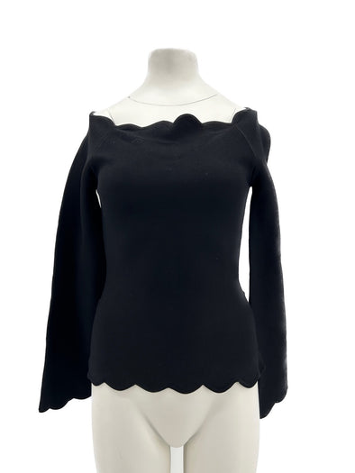 Top noir "Anastasia"