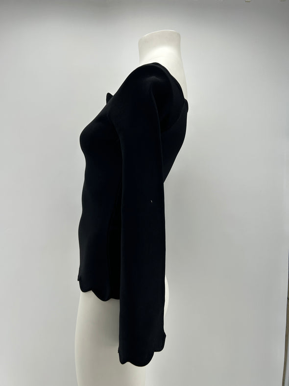 Top noir "Anastasia"