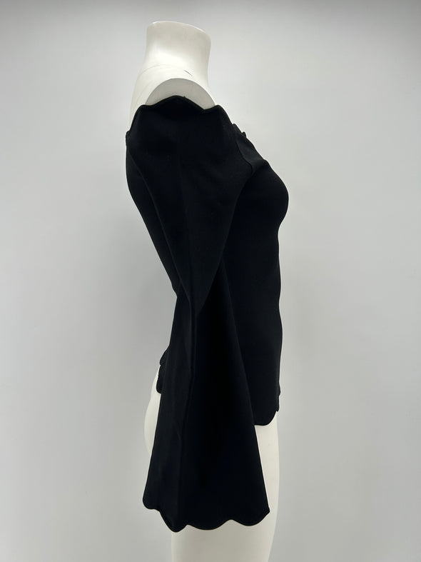 Top noir "Anastasia"