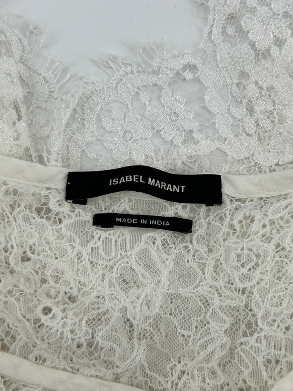 Top en dentelle