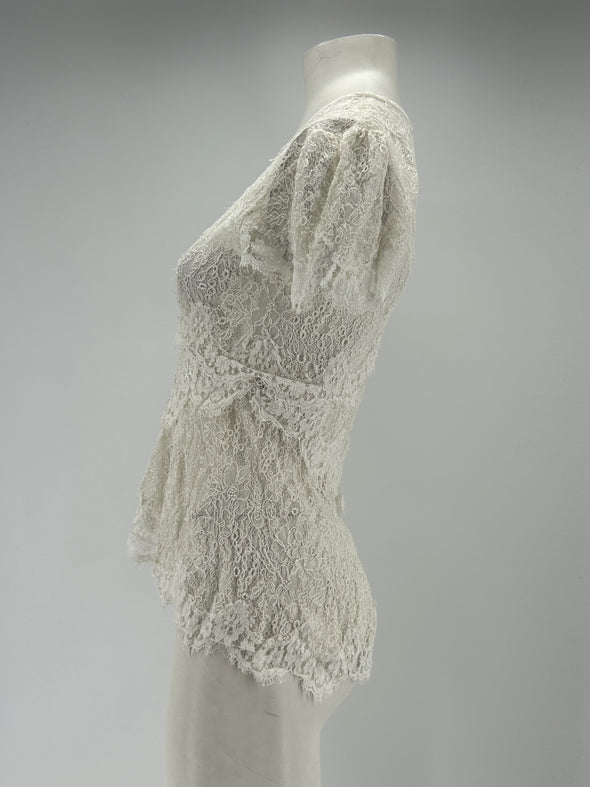 Top en dentelle