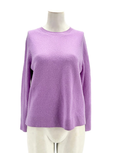 Pull violet en cachemire