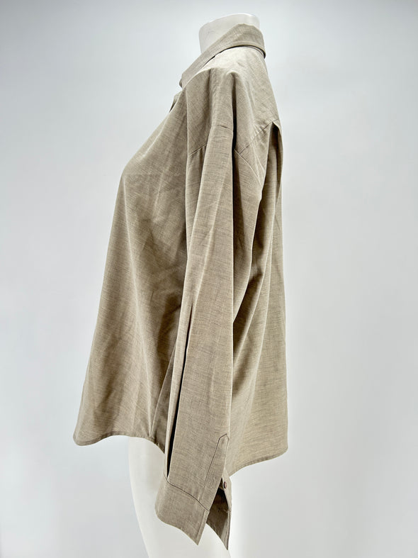 Chemise beige