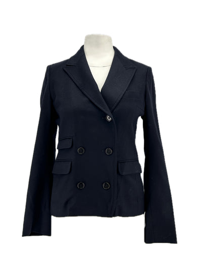 Veste en laine marine