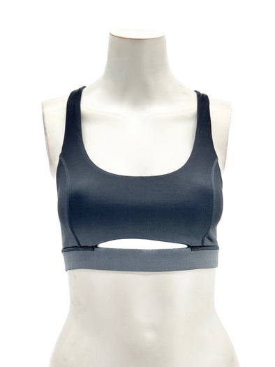 Brassière grise et noire