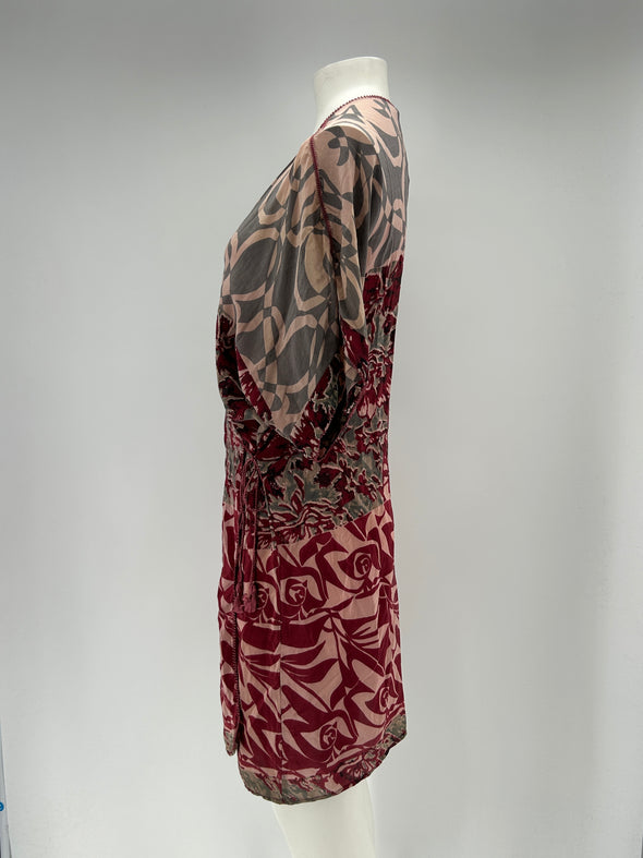 Robe kimono en soie