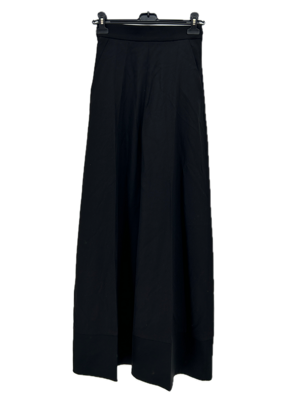 Pantalon large en laine