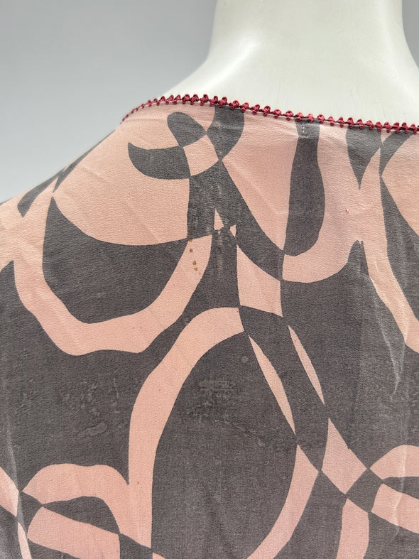 Robe kimono en soie