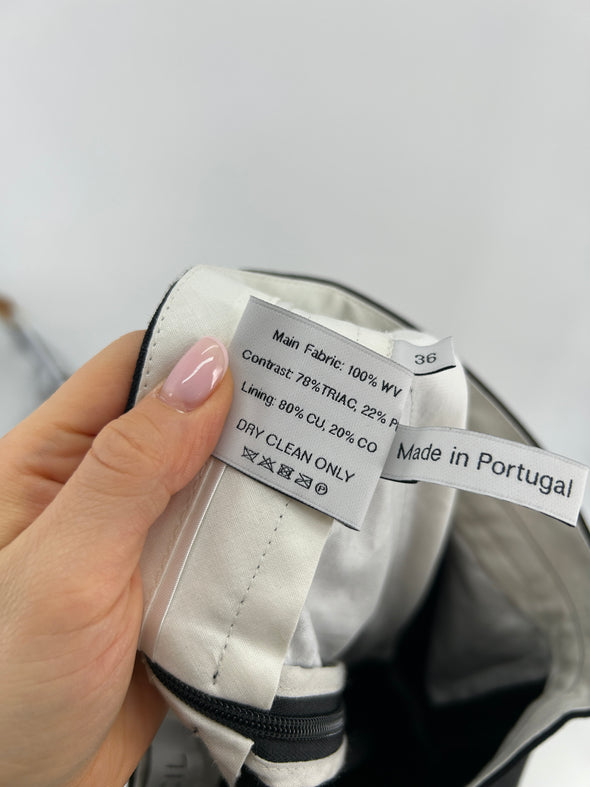 Pantalon large en laine