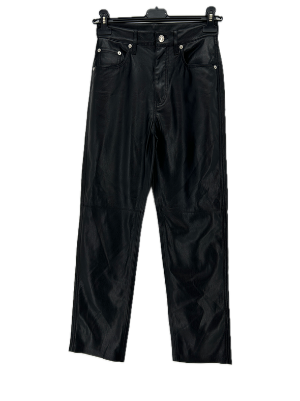 Pantalon en cuir synthétique