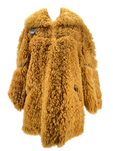 Manteau reversible en shearling