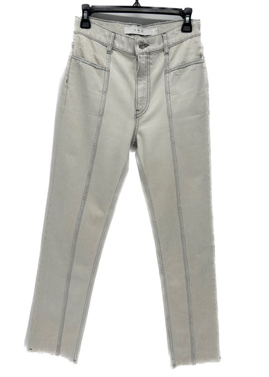 Jean droit gris