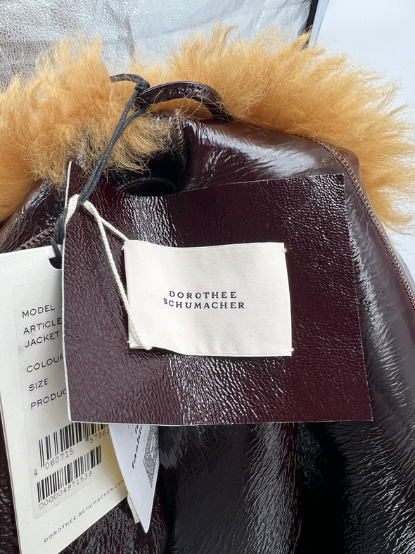 Manteau reversible en shearling