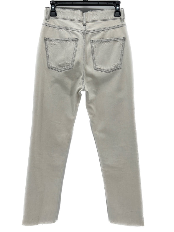 Jean droit gris