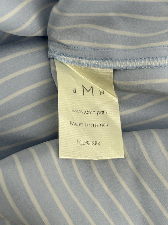 Chemise rayée en soie