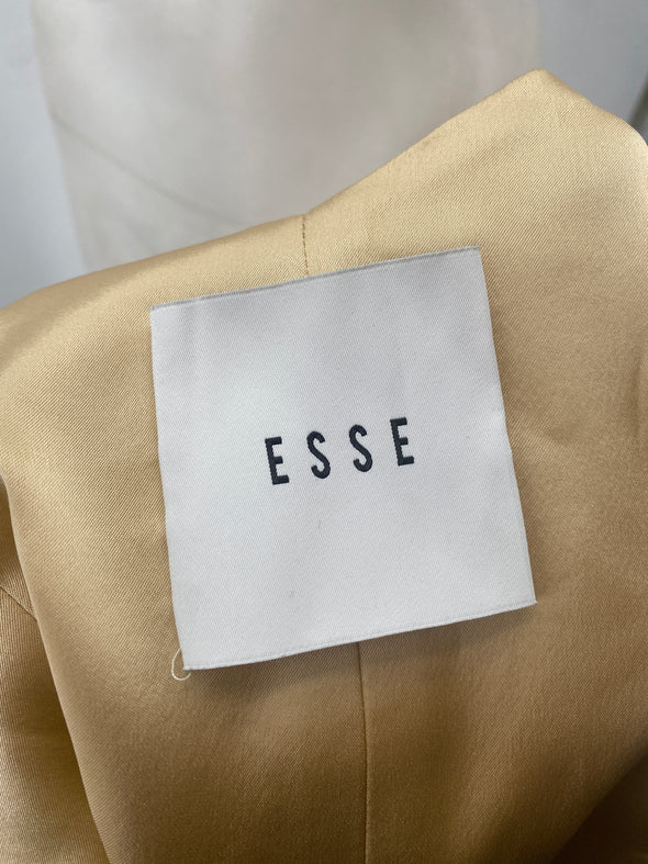 Gilet en soie beige