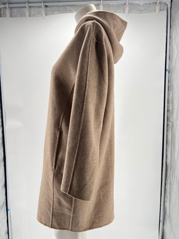 Manteau en laine camel