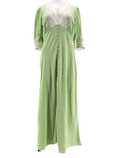 Robe longue verte