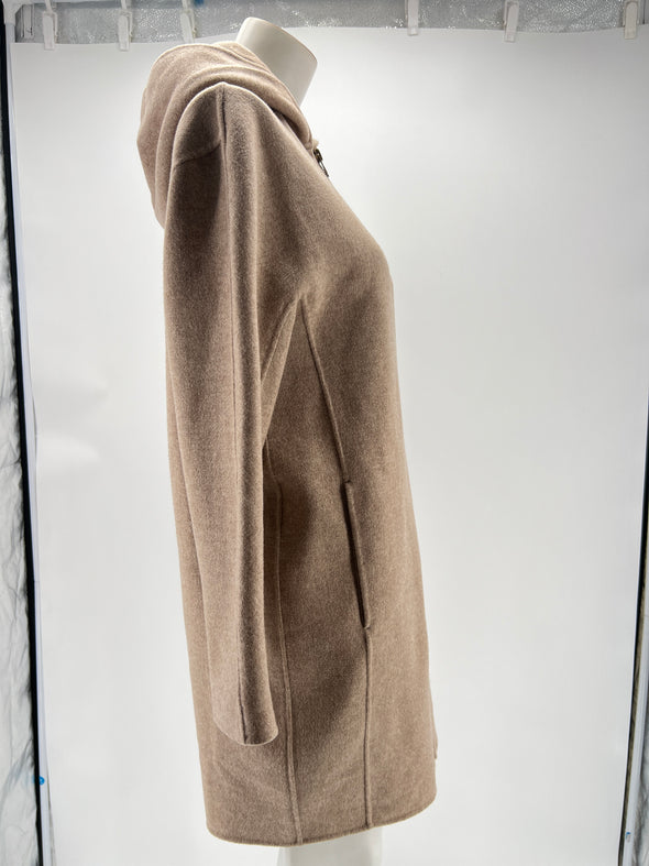 Manteau en laine camel