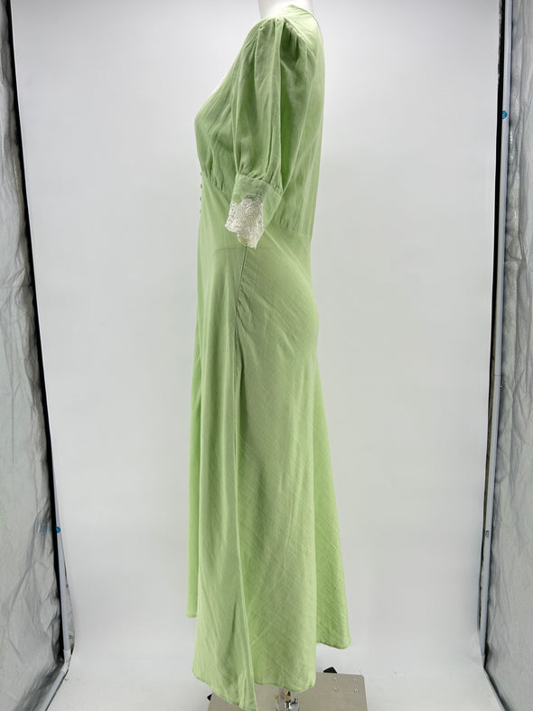 Robe longue verte