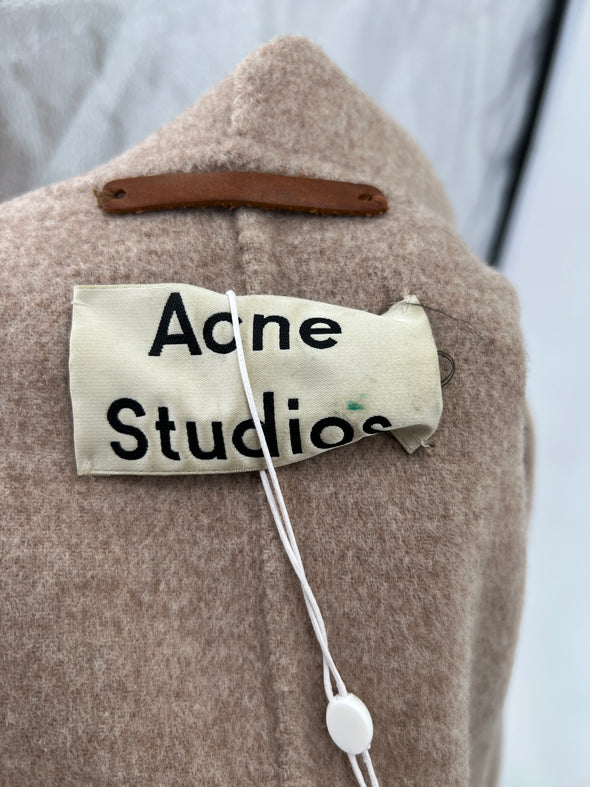Manteau en laine camel