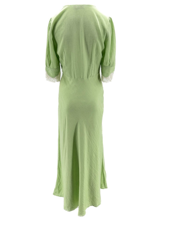 Robe longue verte