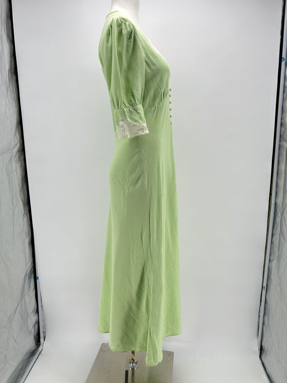 Robe longue verte