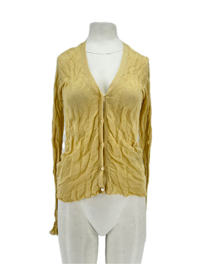 Cardigan jaune