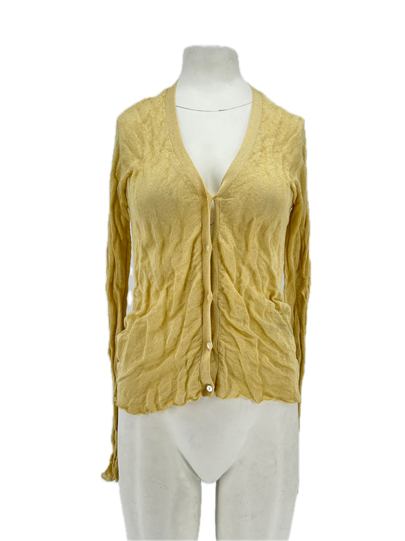 Cardigan jaune