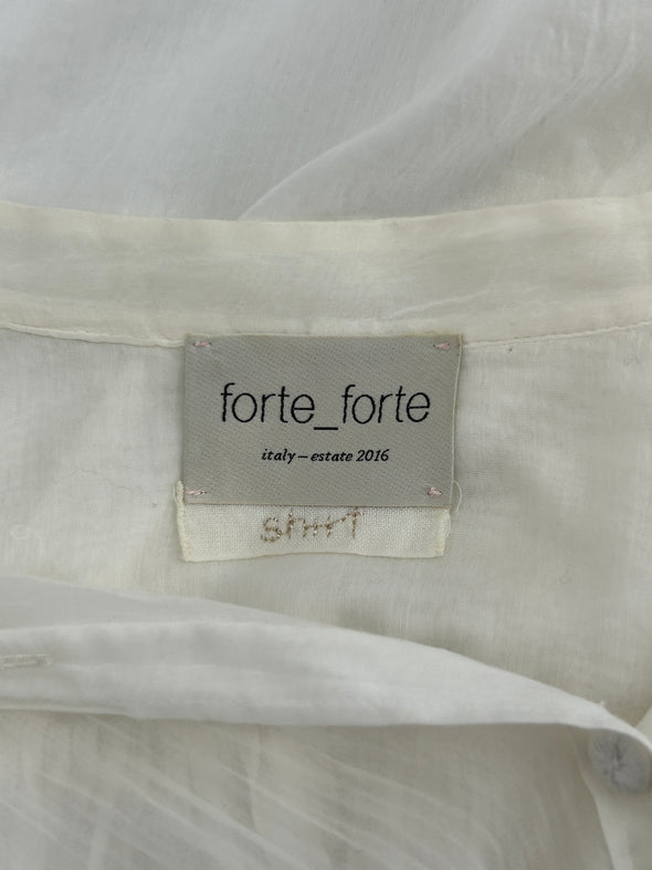 Robe chemise blanche