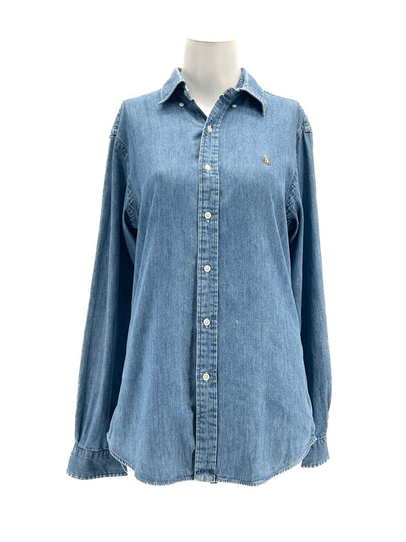 Chemise bleue en jean