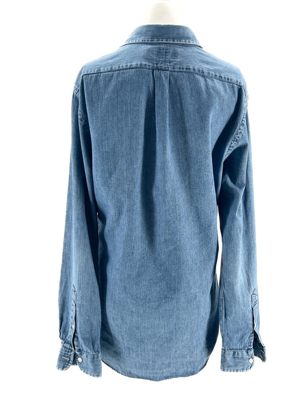 Chemise bleue en jean