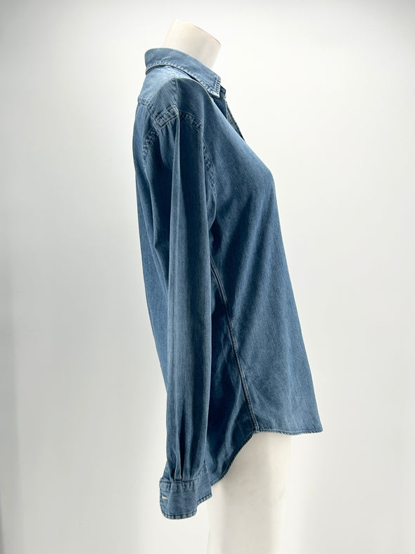 Chemise bleue en jean